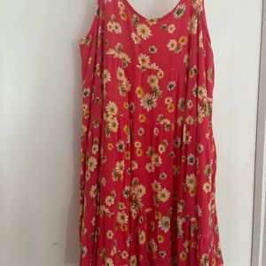 Altar’d State Coral Flower Dress